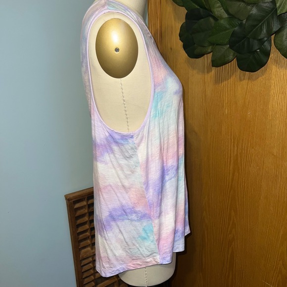 Koolaburra by UGG Womens Tie Dye Tank Top XL Pink Purple Blue Sleeveless - Picture 4 of 7